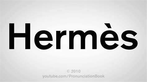 como se pronuncia hermes|how to say hermes correctly.